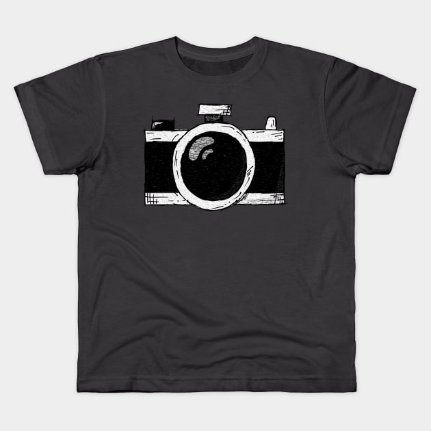 Camera Kids T-Shirt by whatwemade